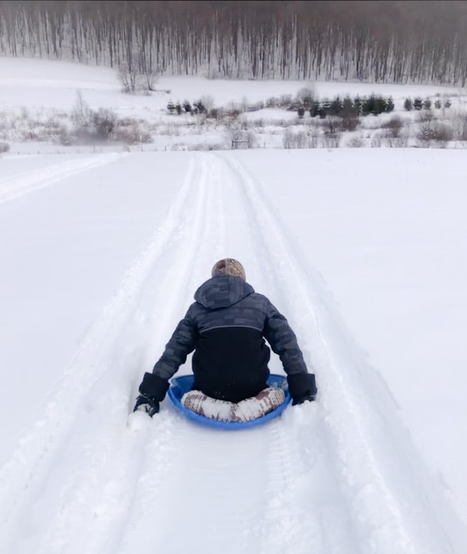 Sled Riding