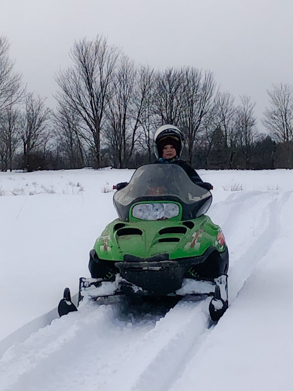 Snowmobiling