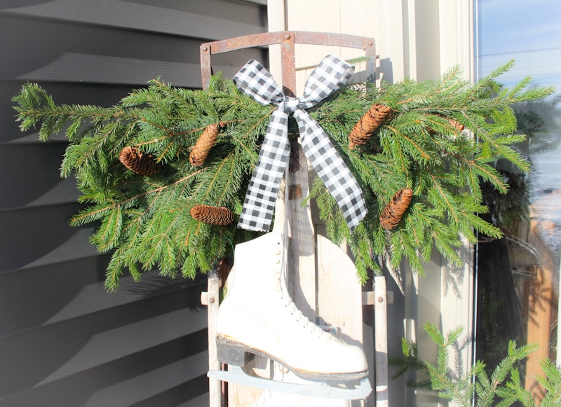 Winter Front Porch Decor